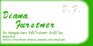 diana furstner business card